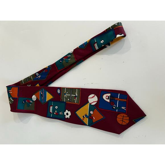 Save the Children Men's 100% Silk Neck Tie Ariana - Age 11 JL - Picture 7 of 9